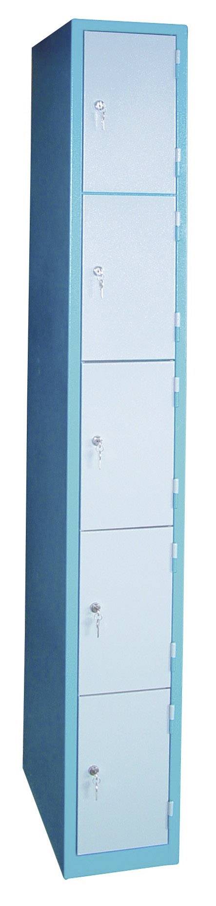 Aerotec 20142002 Schließfachsäule Stahl mit Schlüsselschloss