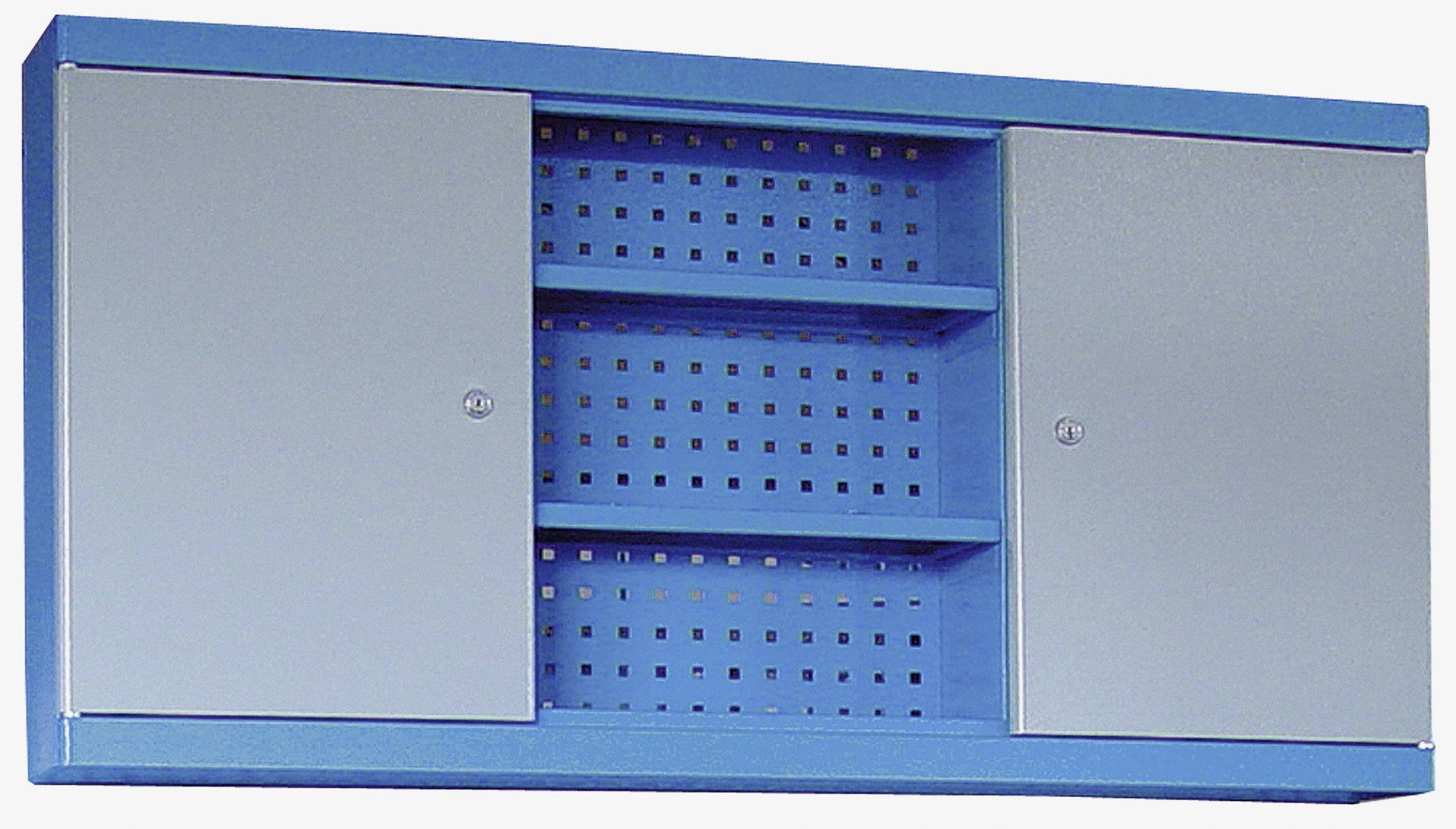 Aerotec 20142010 1200/1 Werkzeug-Hängeschrank (B x H x T) 1200 x 600 x 200mm Blau (RAL 5015), Lichtgrau (RAL 7035)
