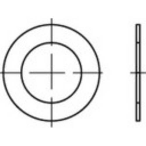 TOOLCRAFT Paßscheiben 48mm 60mm Stahl 100 St. 135590