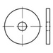 Rondelles TOOLCRAFT 1066651 (Ø x L) 18 mm x 68 mm Acier inoxydable A2 18 mm