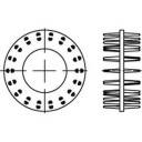 TOOLCRAFT Holzverbinder-Scheiben Stahl verzinkt 135708 50 St. (Ø) 23 mm