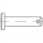 TOOLCRAFT 135897 Bolzen (Ø x L) 10 mm x 50 mm Stahl galvanisch verzinkt 10 St. TOOLCRAFT 135897 Bolzen (Ø x L) 10 mm x 50 mm Stahl galvanisch verzinkt 10 St.