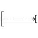 TOOLCRAFT 135910 Bolzen (Ø x L) 16 mm x 60 mm Stahl galvanisch verzinkt 1 St.
