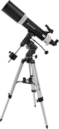 Bresser Optik AR-102/600 EQ-3 AT-3 Linsen-Teleskop Äquatorial Achromatisch, Vergrößerung 24 bis 2