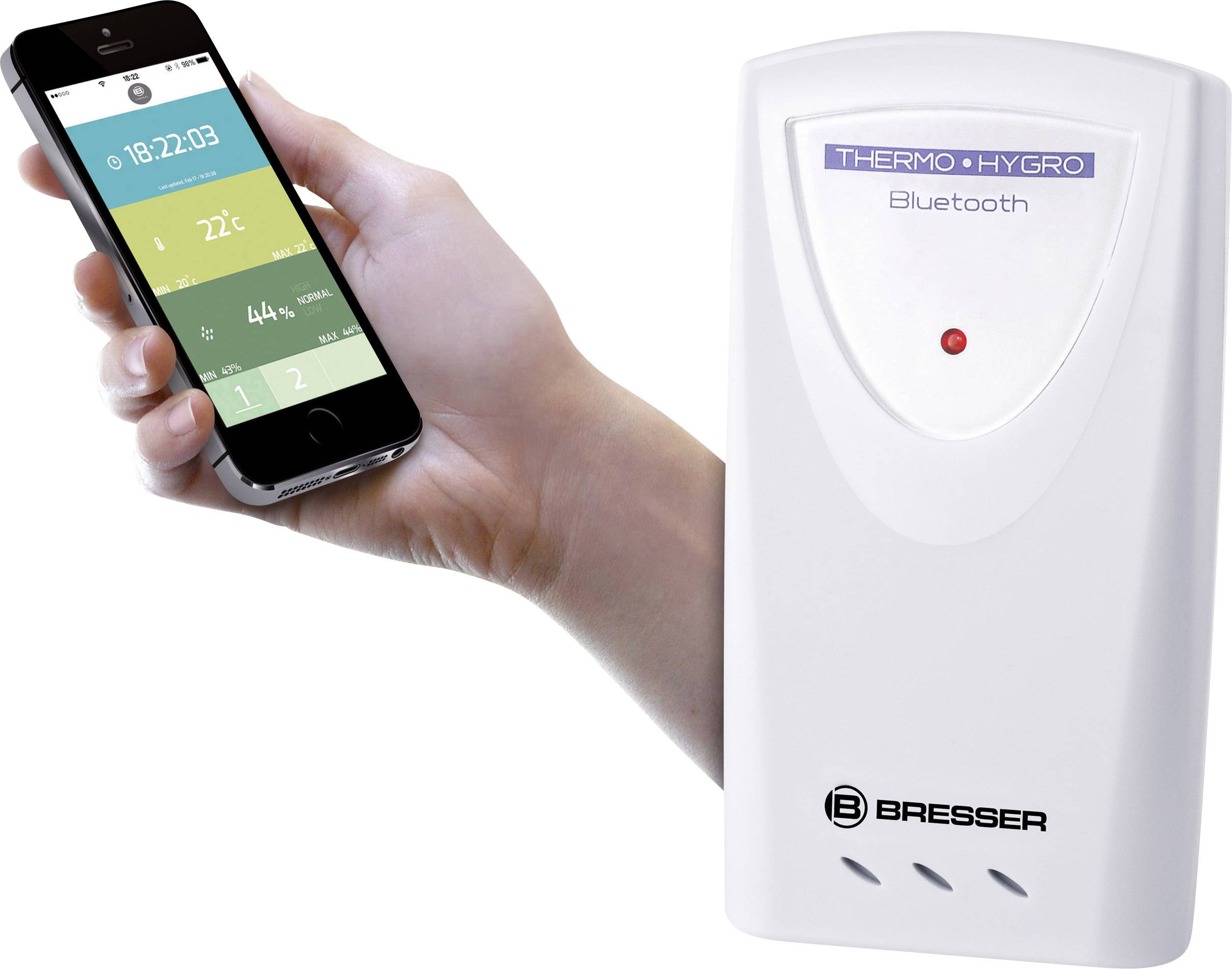 Bresser Optik 7050100 Thermo-/Hygrometer Weiß