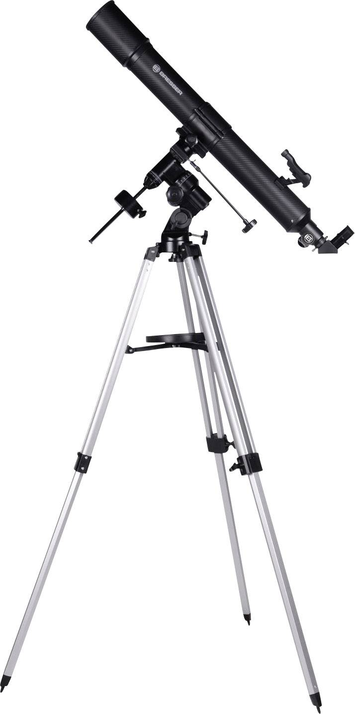Bresser Optik Quasar EQ 80/900 Linsen-Teleskop Äquatorial Achromatisch Vergrößerung 45 bis 675 x