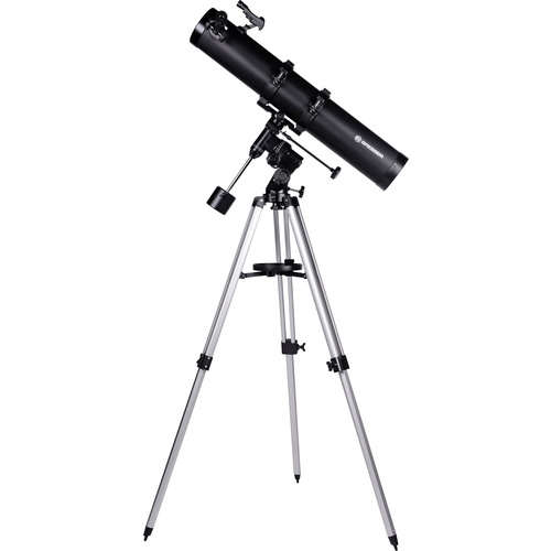 Bresser Optik Galaxia 114/900 EQ Spiegel-Teleskop Äquatorial Newton, Vergrößerung 45 bis 675 x