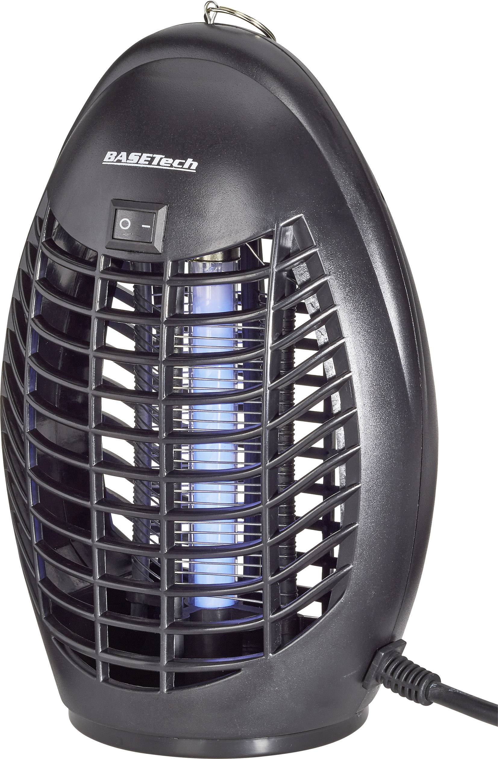 Basetech UV insect catcher 1359485 UV-Licht, Stromgitter UV-Insektenfänger 4W (B x H x T) 155 x 230 x 100mm Schwarz 1St.