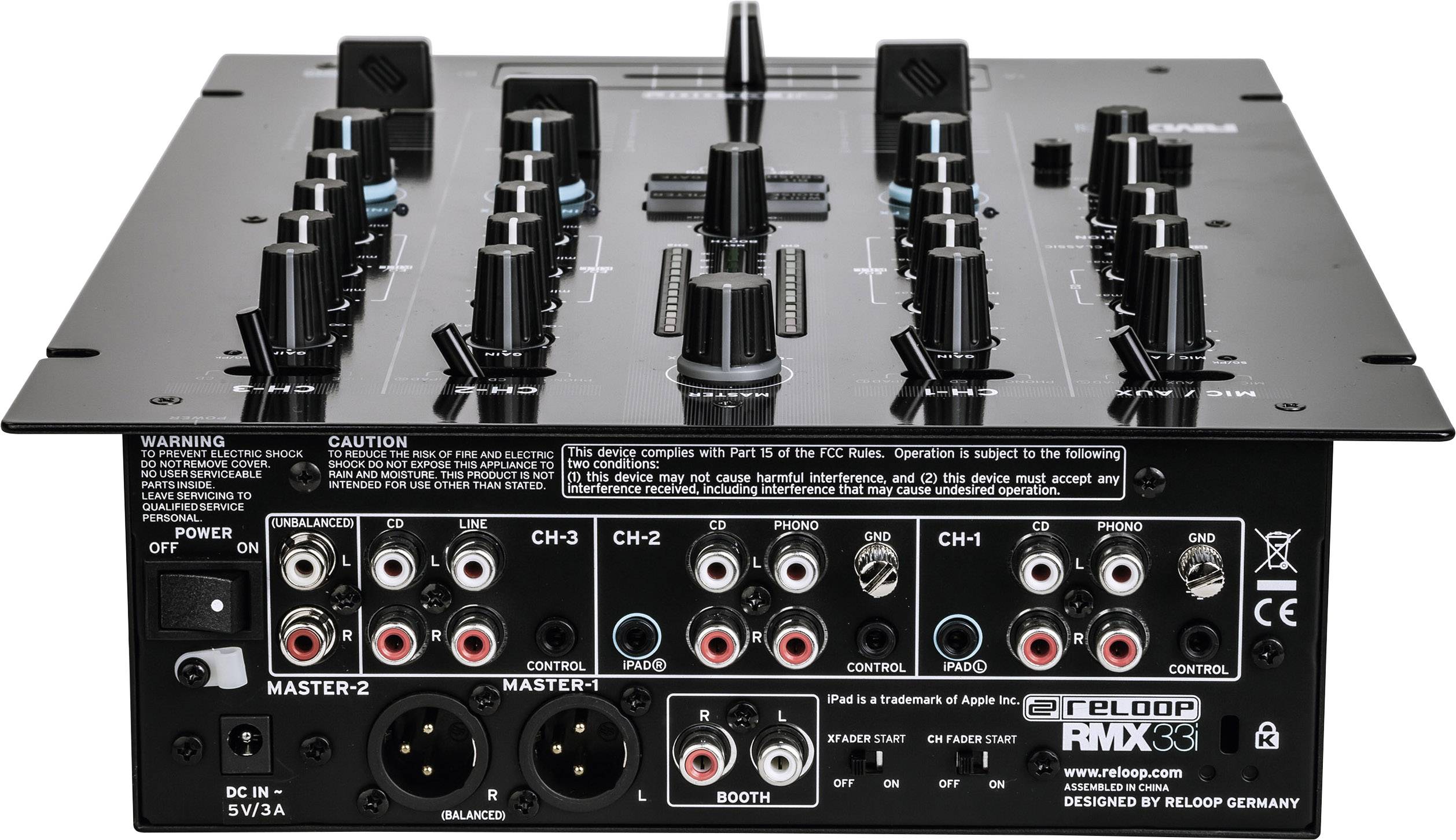 Reloop RMX-33i 3-Kanal DJ Mixer