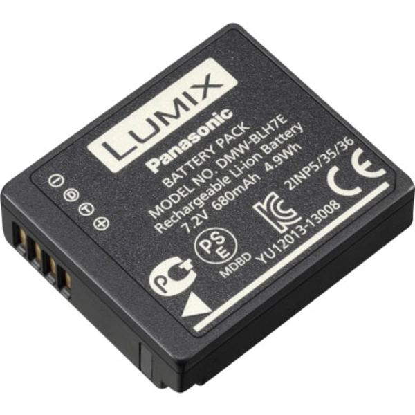 Kamera-Akku Panasonic DMW-BLH7E, DMW-BLH7 7.2 V 680 mAh DMW-BLH7E Kamera-Akku Panasonic DMW-BLH7E, DMW-BLH7 7.2 V 680 mAh DMW-BLH7E