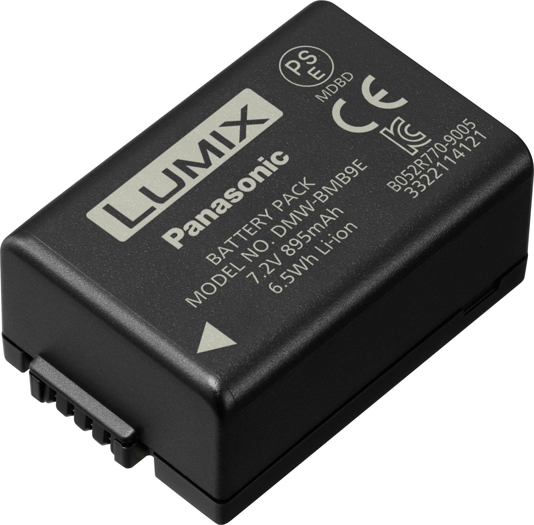 Kamera-Akku Panasonic DMW-BMB9E 7.2 V 895 mAh DMW-BMB9E