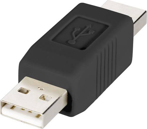 Renkforce USB 2.0 Adapter [1x USB 2.0 Stecker A - 1x USB 2.0 Stecker A] rf-usba-02 vergoldete Steck