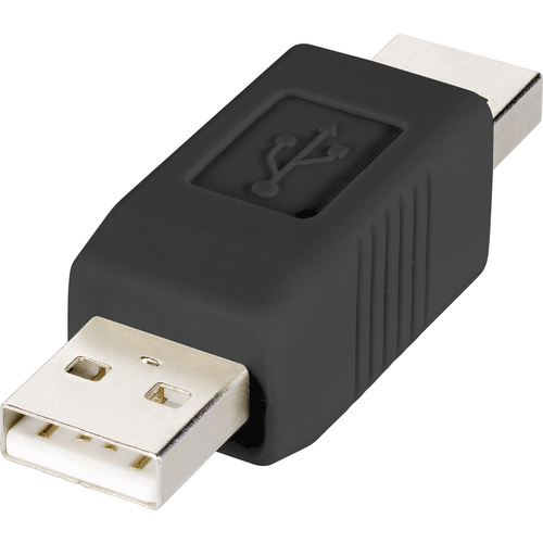 Renkforce USB 2.0 Adapter [1x USB 2.0 Stecker A - 1x USB 2.0 Stecker A] rf-usba-02 vergoldete Steck