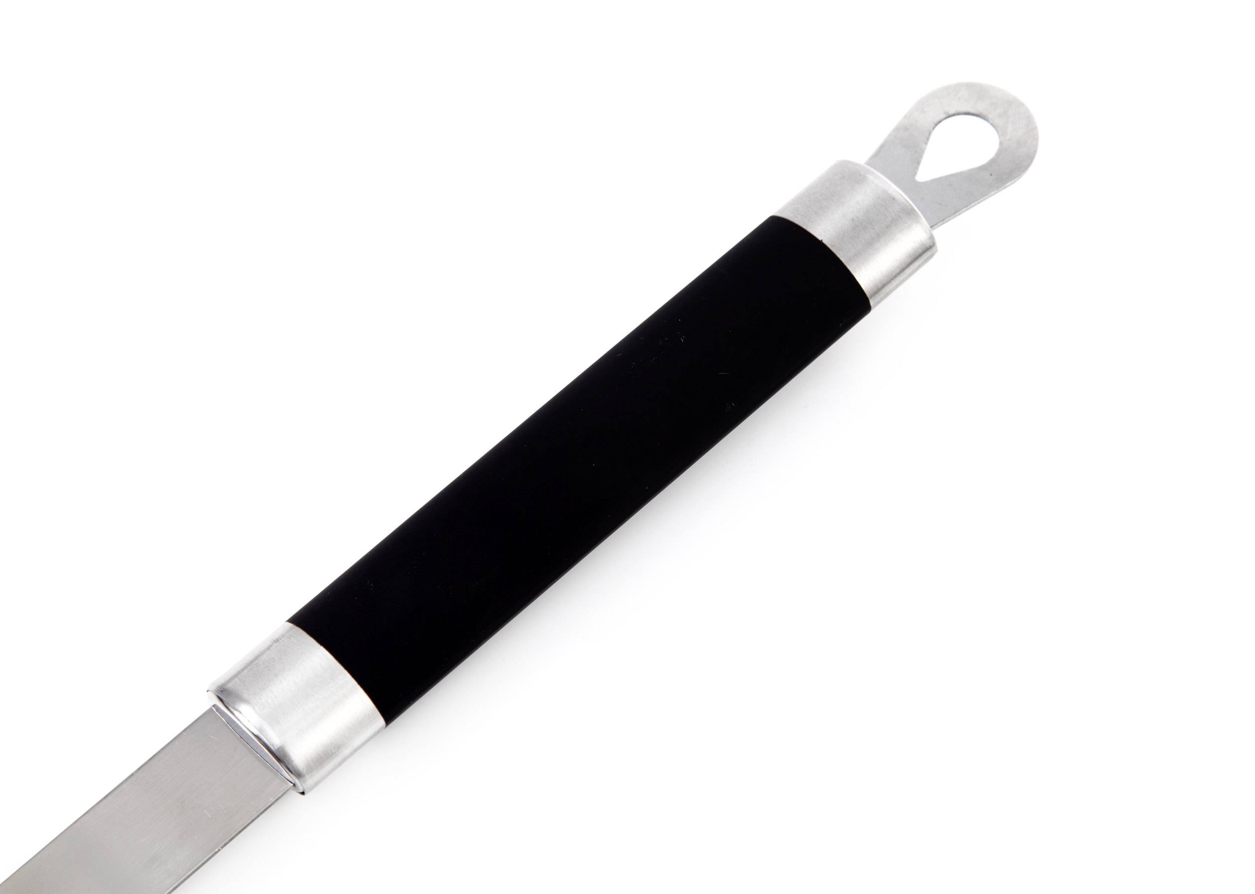 Tepro Garten 8534 Grillbesteck Edelstahl, Schwarz