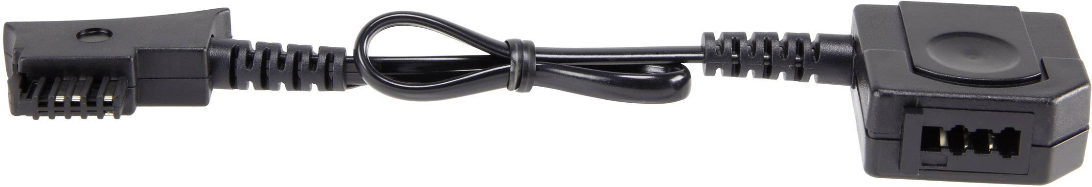 SpeaKa Professional Telefon (analog) Adapter [1x TSS-Stecker - 1x TAE-N/F-Buchse] 10.00cm Schwarz