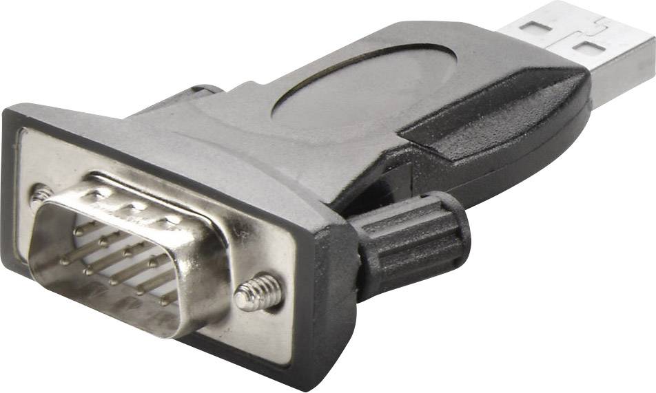 Renkforce USB 2.0, Seriell Anschlusskabel [1x USB 2.0 Stecker A - 1x D-SUB-Stecker 9pol.] 1.00m vergoldete Steckkontakte