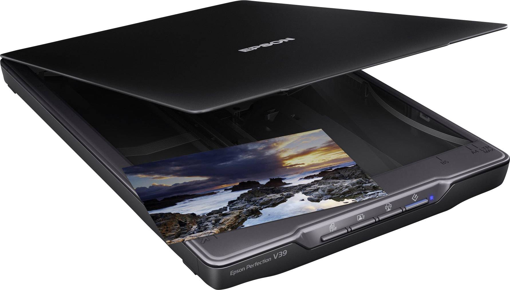 Epson Perfection V39 Flachbettscanner A4 4800 x 4800 dpi USB Dokumente, Fotos