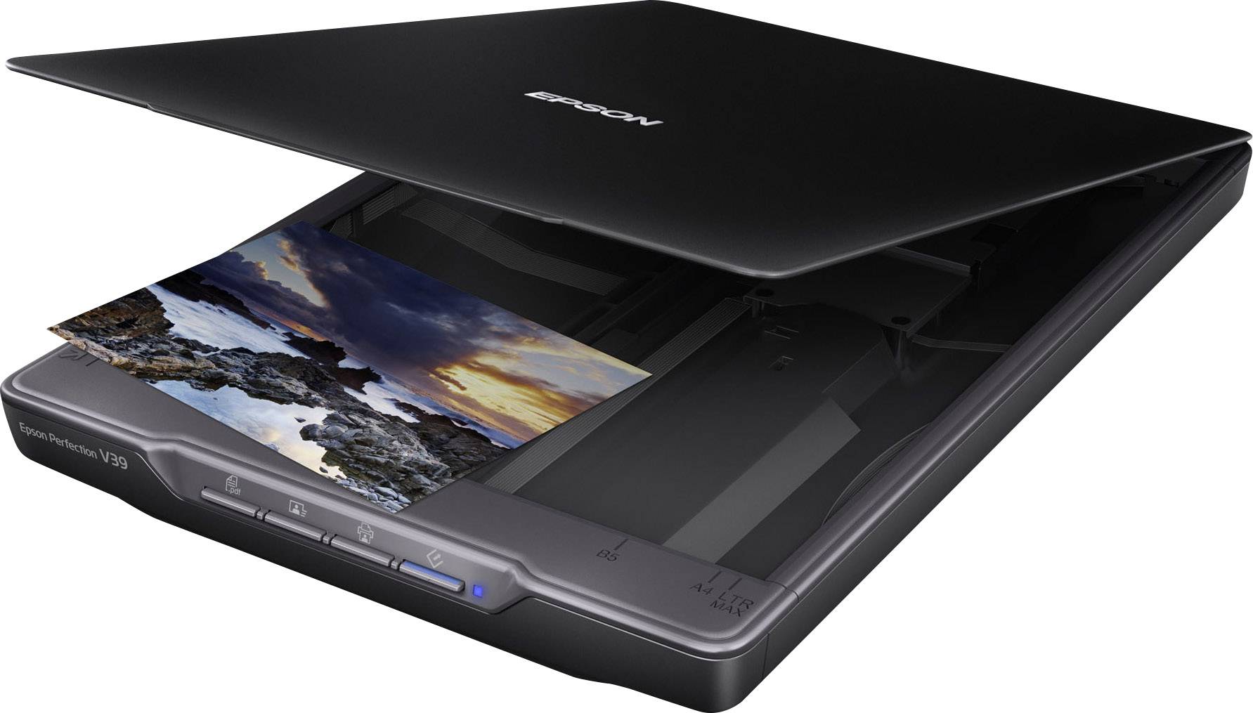 Epson Perfection V39 Flachbettscanner A4 4800 x 4800 dpi USB Dokumente, Fotos