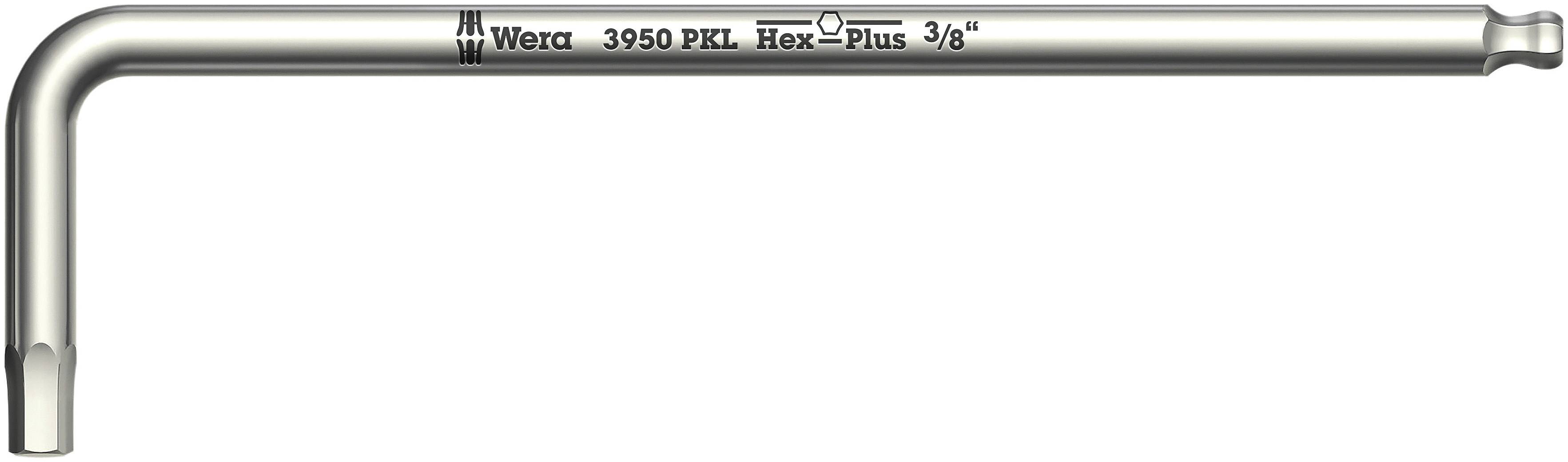 Wera 3950 PKL Innen-Sechskant Winkelschraubendreher 7/64 Zoll