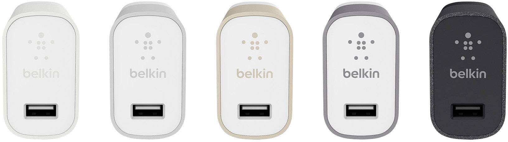 Belkin F8M731vfBLK USB-Ladegerät Steckdose Ausgangsstrom (max.) 2400 mA Anzahl Ausgänge: 1 x USB