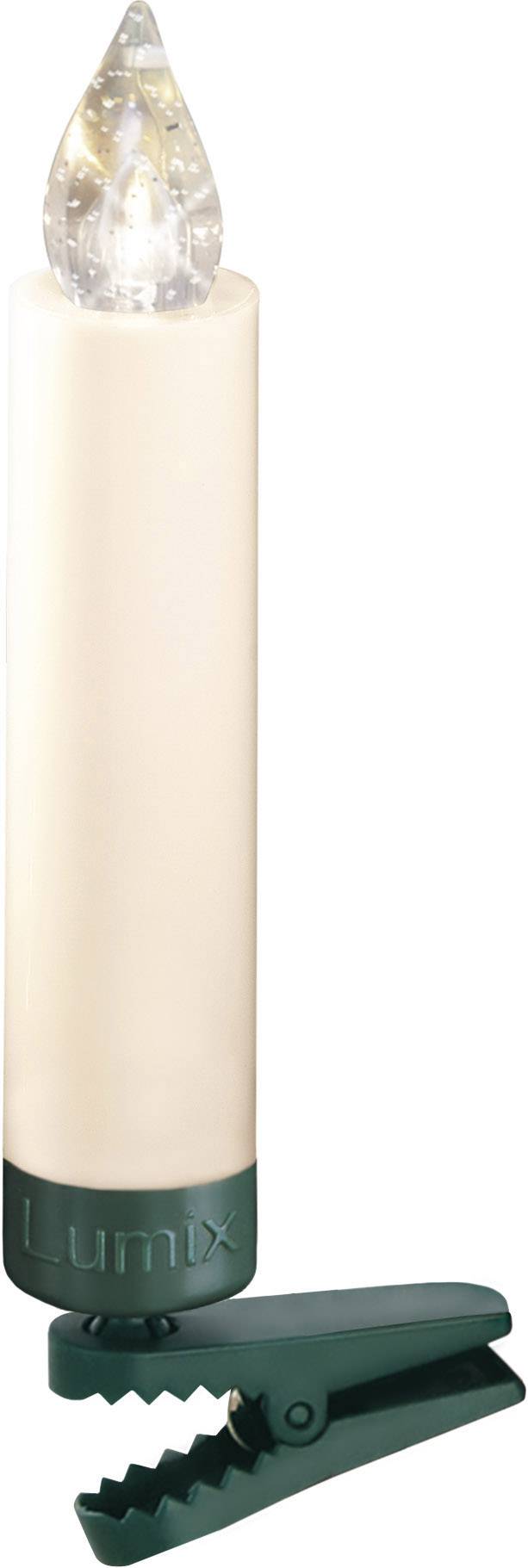 Weihnachtsbaum LED-Kerzen 75422 12er-Set Elfenbein