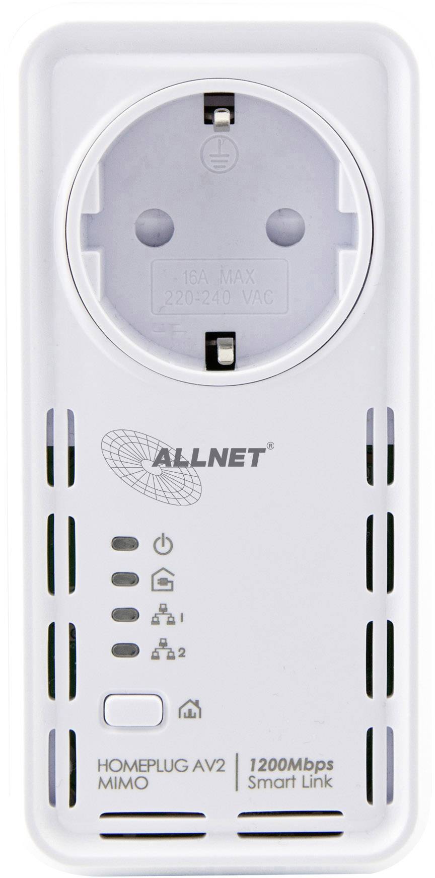 Allnet ALL1681205DOUBLE Powerline Starter Kit 1.2 GBit/s