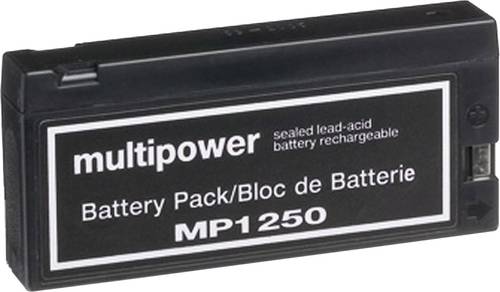 Multipower MP1250 B20113MP Bleiakku 12V 2Ah Blei-Vlies (AGM) (B x H x T) 143 x 64 x 23mm Klemmpol Wa