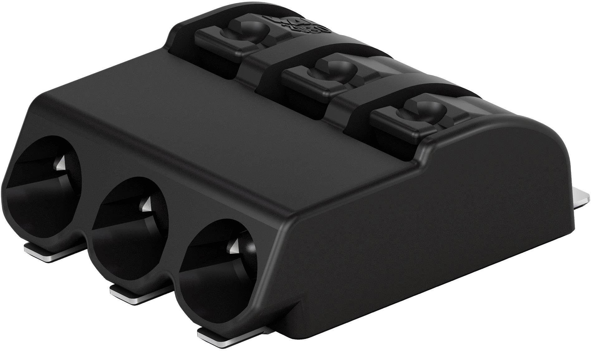 WAGO 2060-473/998-404 Federkraftklemmblock 0.75mm² Polzahl 3 Schwarz 750St.