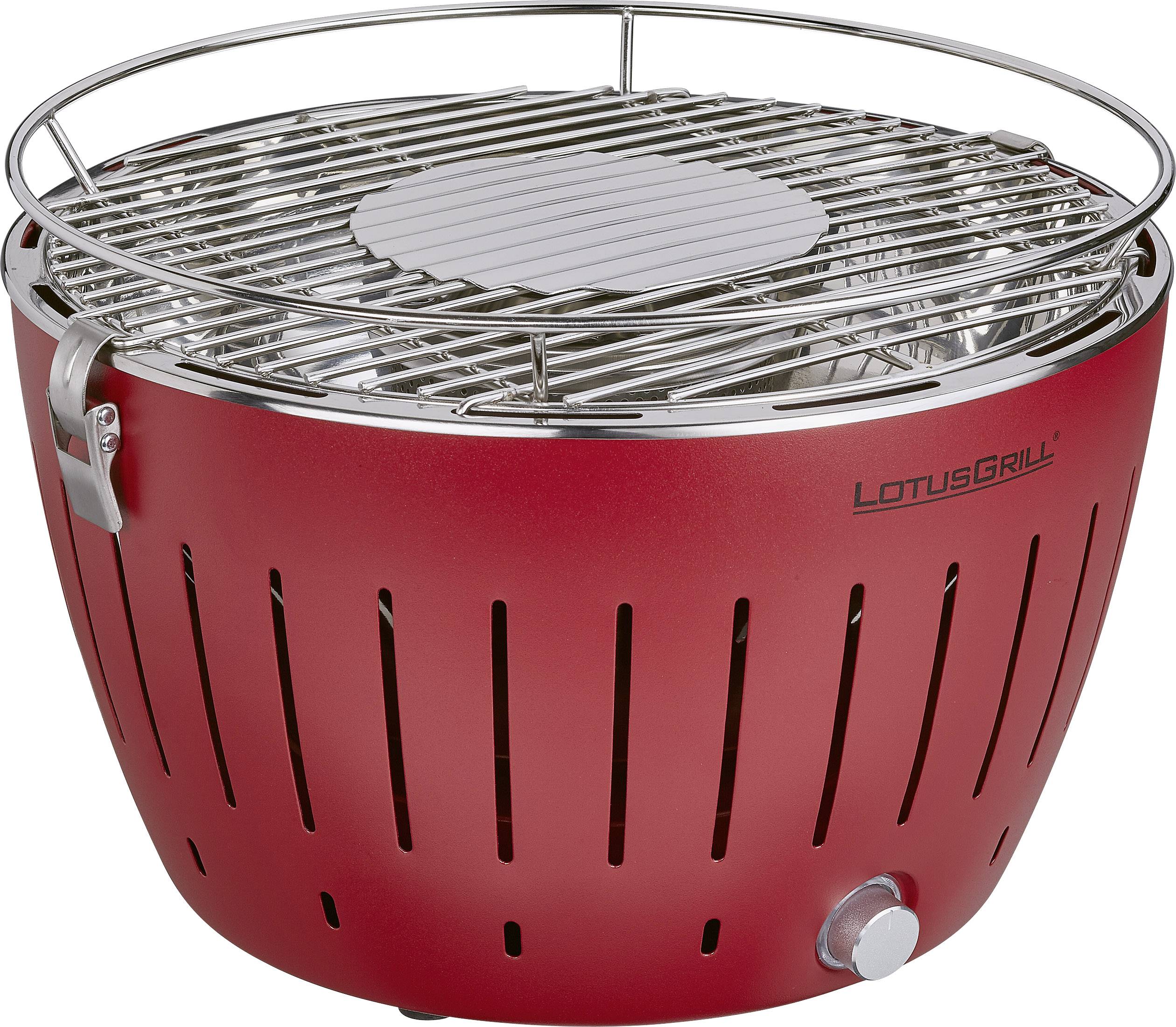 Lotusgrill® G-RO-34 Tisch Holzkohle-Grill Grill-Fläche (Durchmesser)=320 mm Rot