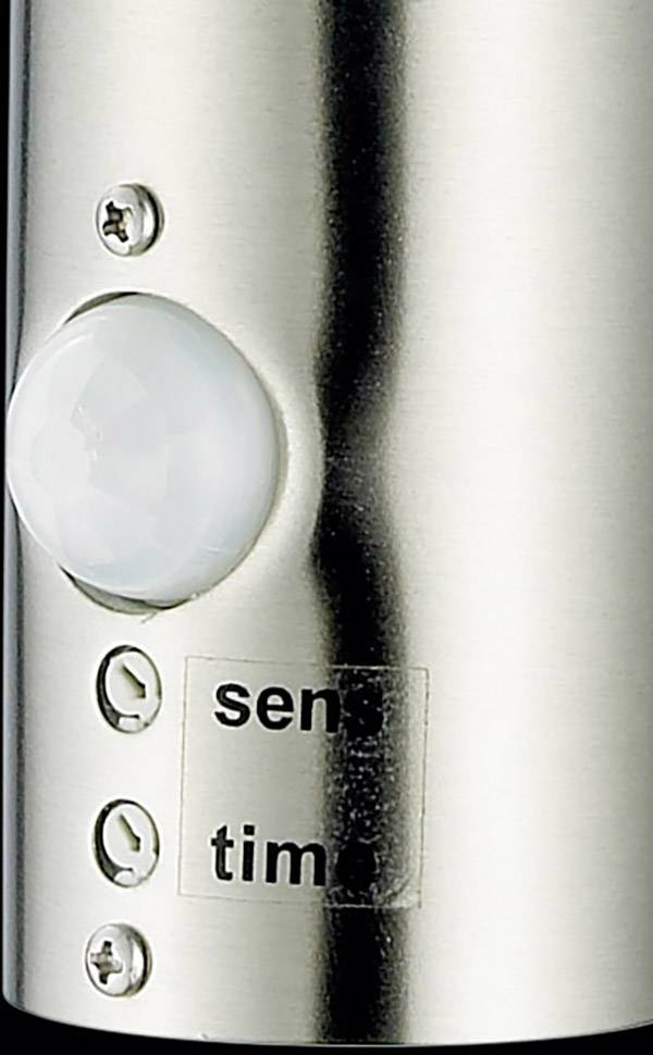 ACTION FERRY 472401970510 Außenwandleuchte mit Bewegungsmelder E27 46W Edelstahl (gebürstet)