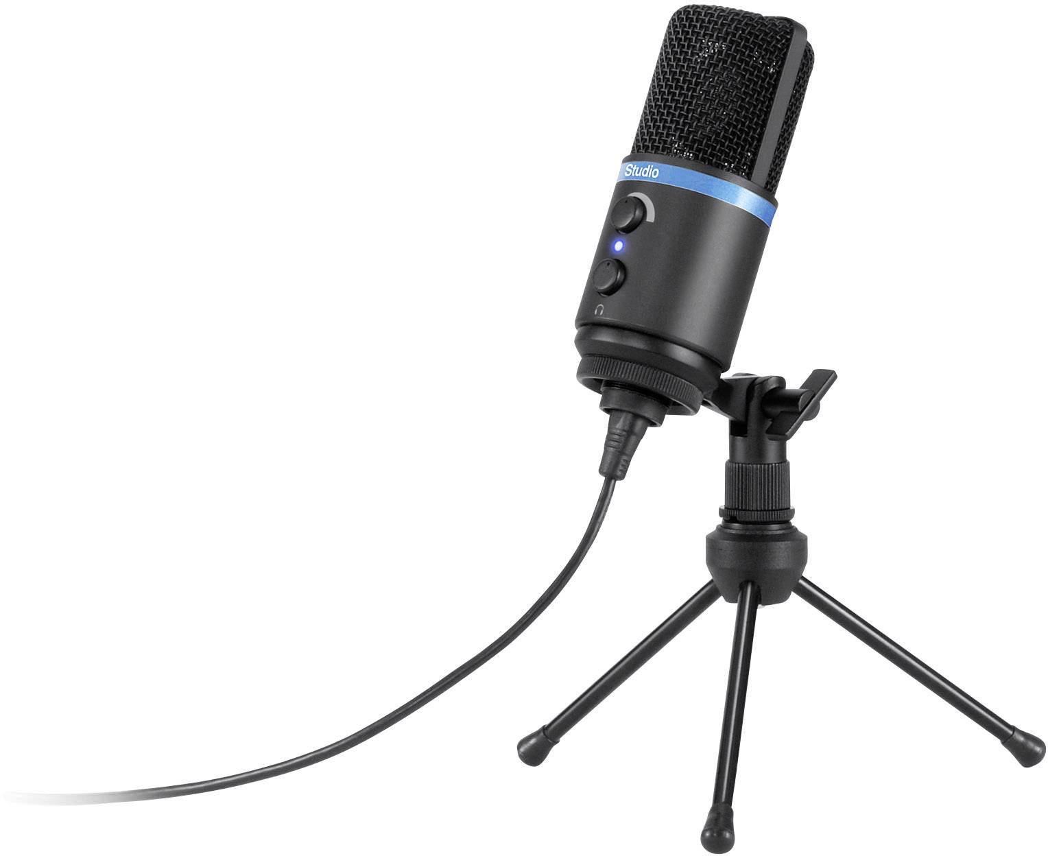 IK Multimedia IRIG MIC STUDIO BLACK USB-Studiomikrofon Übertragungsart (Details):Kabelgebunden inkl. Klammer, Standfuß