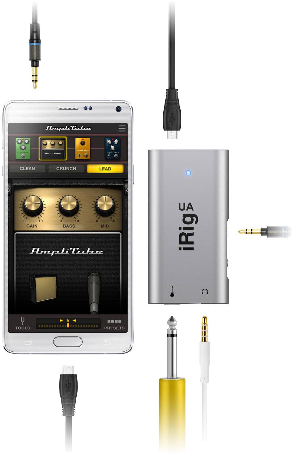 IK Multimedia Gitarren Interface IRIG UA