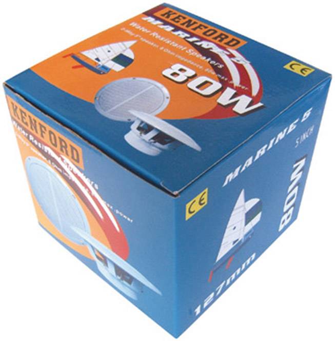 Kenford Einbaulautsprecher 50W 8Ω Weiß 1 Paar