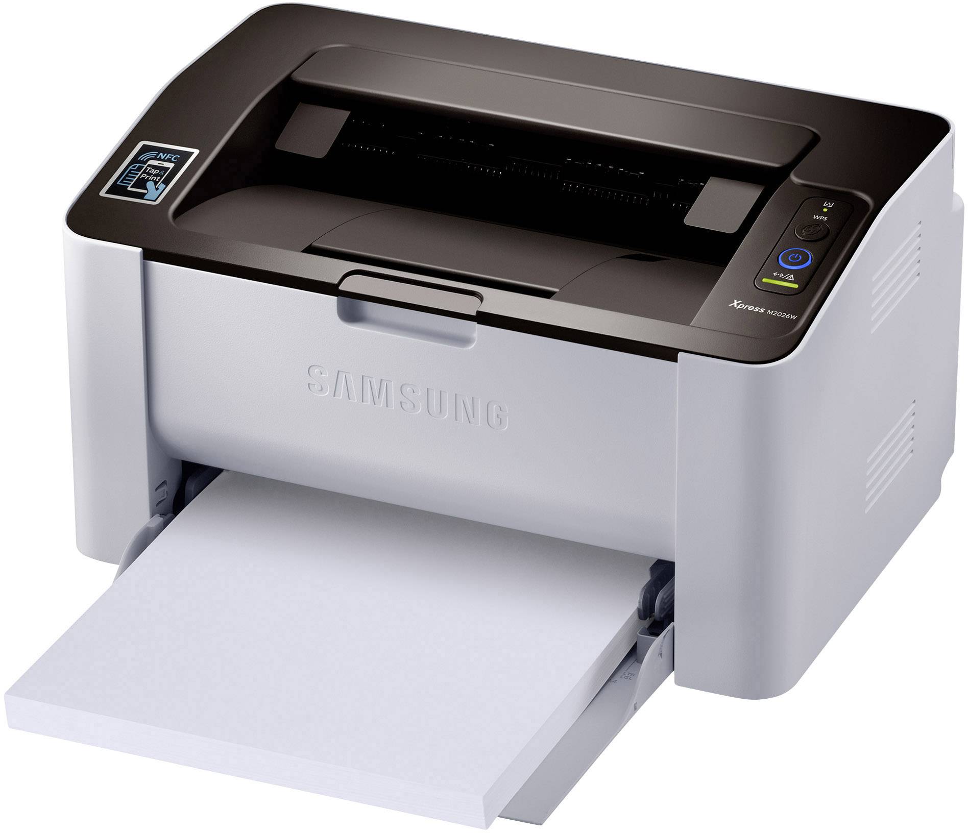 Samsung Xpress M2026W Schwarzweiß Laser Drucker A4 20 S./min 1200 x 1200 dpi NFC, WLAN