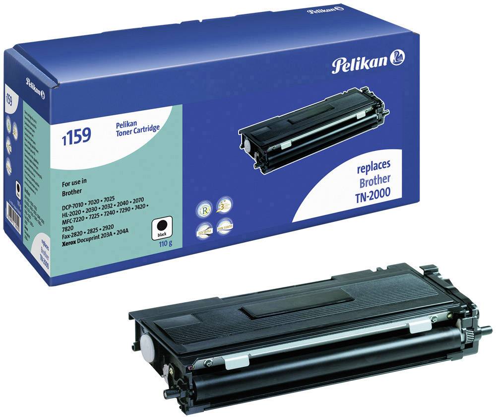 Pelikan Toner ersetzt Brother TN-2000 Kompatibel Schwarz 2975 Seiten 1159bk 626295