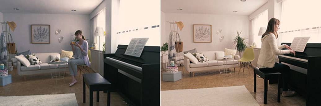 Yamaha YDP-S52WH Digital-Piano Weiß