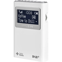 Sangean DPR-39 Taschenradio DAB+, UKW Weiß Sangean DPR-39 Taschenradio DAB+, UKW Weiß