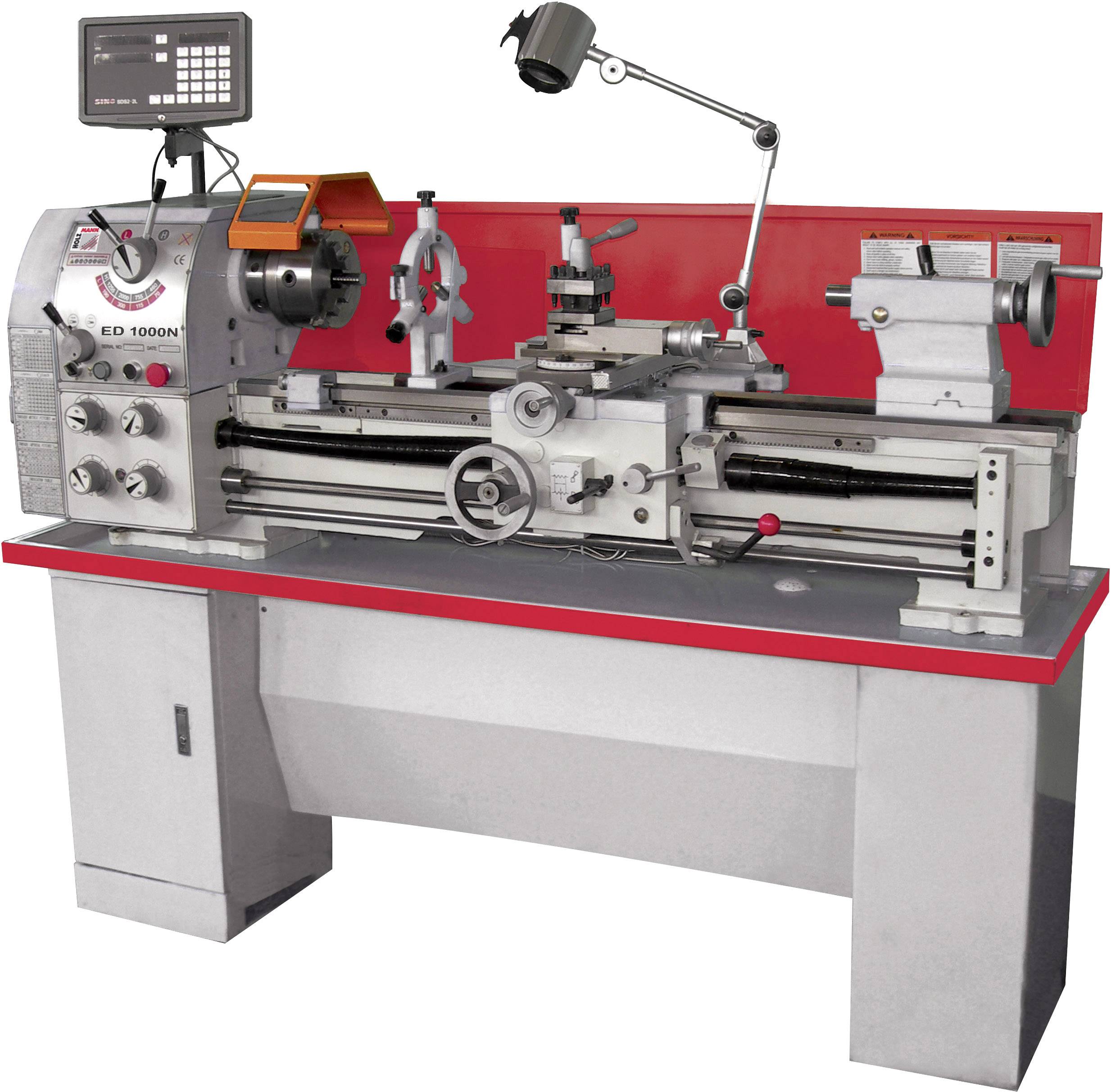 Holzmann Maschinen ED1000N_400V Metall Drehmaschine 1100/1500W