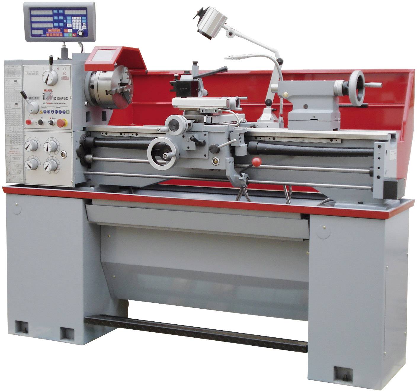 Holzmann Maschinen ED1000GDIG_400V Metall Drehmaschine 1500/2100 W