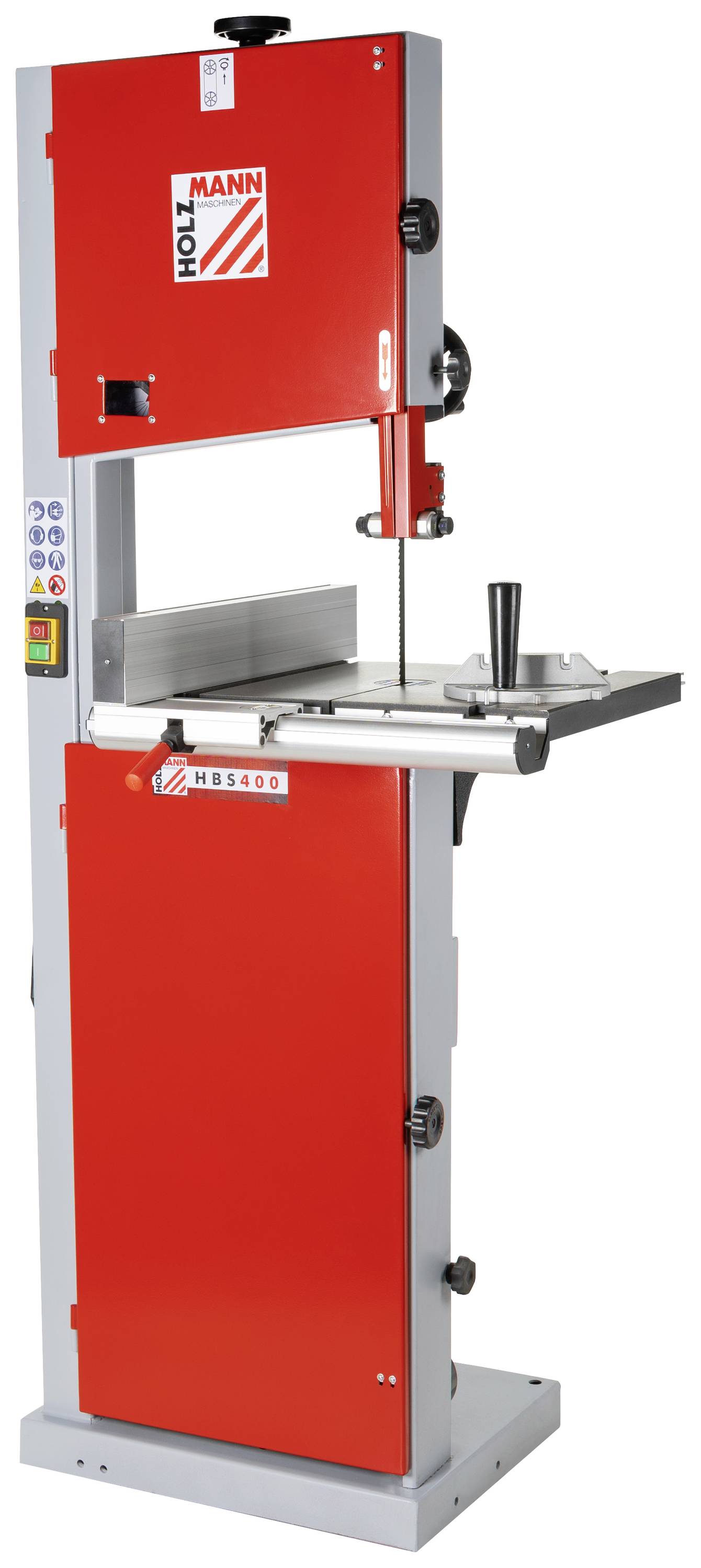 Holzmann Maschinen Tischbandsäge HBS400_230V Schnitttiefe (max.) 220mm 230V 1100W Sägeblatt-Länge 2950mm