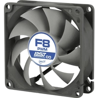 Arctic F8 PWM PST CO PC-Gehäuse-Lüfter Schwarz (B x H x T) 80 x 80 x 25 mm Arctic F8 PWM PST CO PC-Gehäuse-Lüfter Schwarz (B x H x T) 80 x 80 x 25 mm
