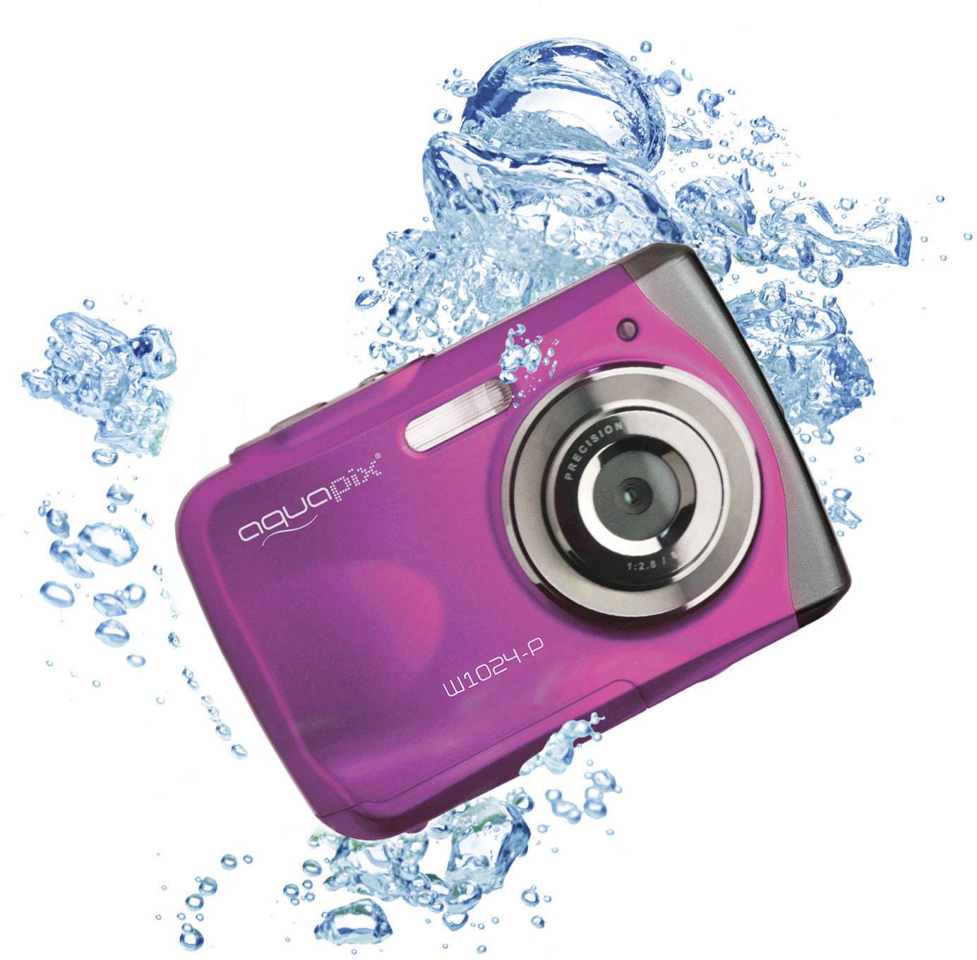 Easypix W1024-I Splash Digitalkamera 16 Megapixel Pink Unterwasserkamera