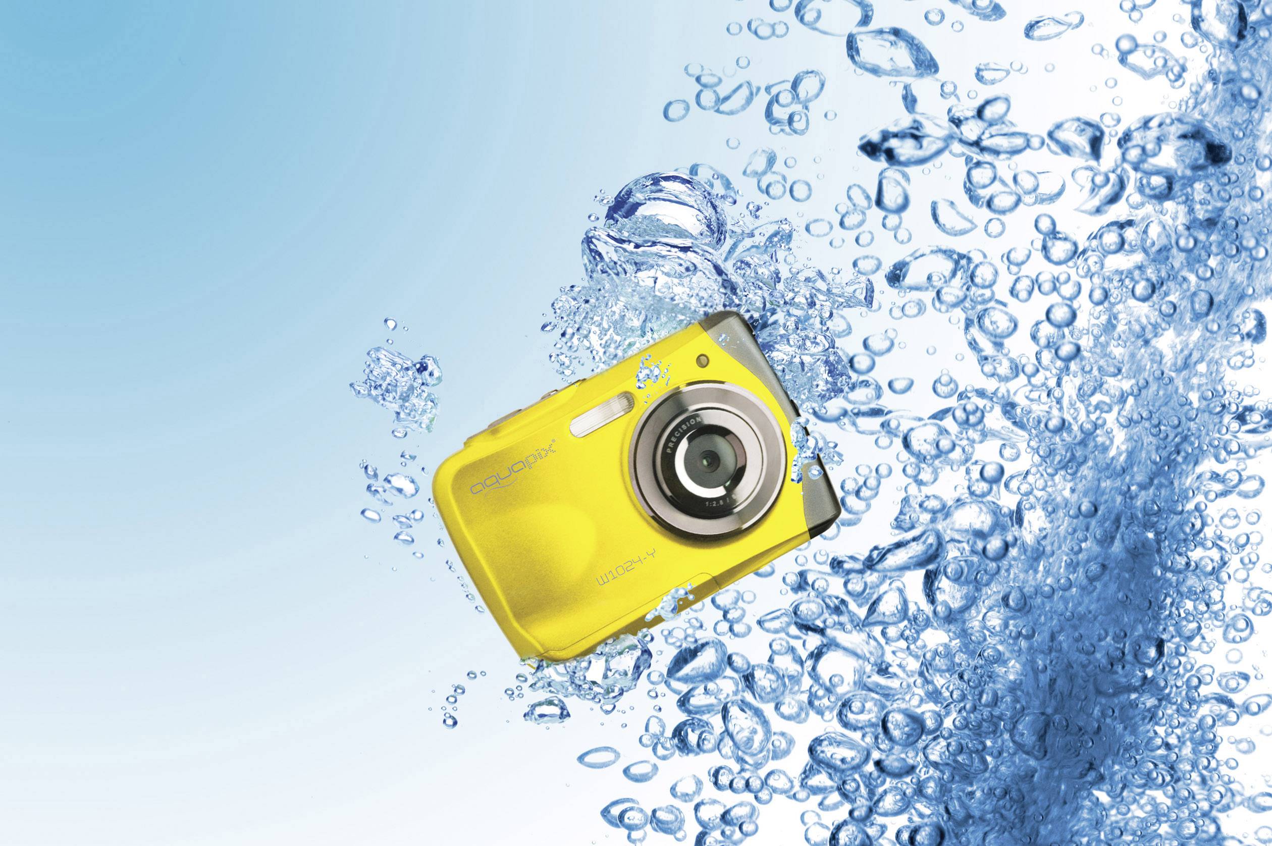 Easypix W1024-I Splash Digitalkamera 16 Megapixel Gelb Unterwasserkamera