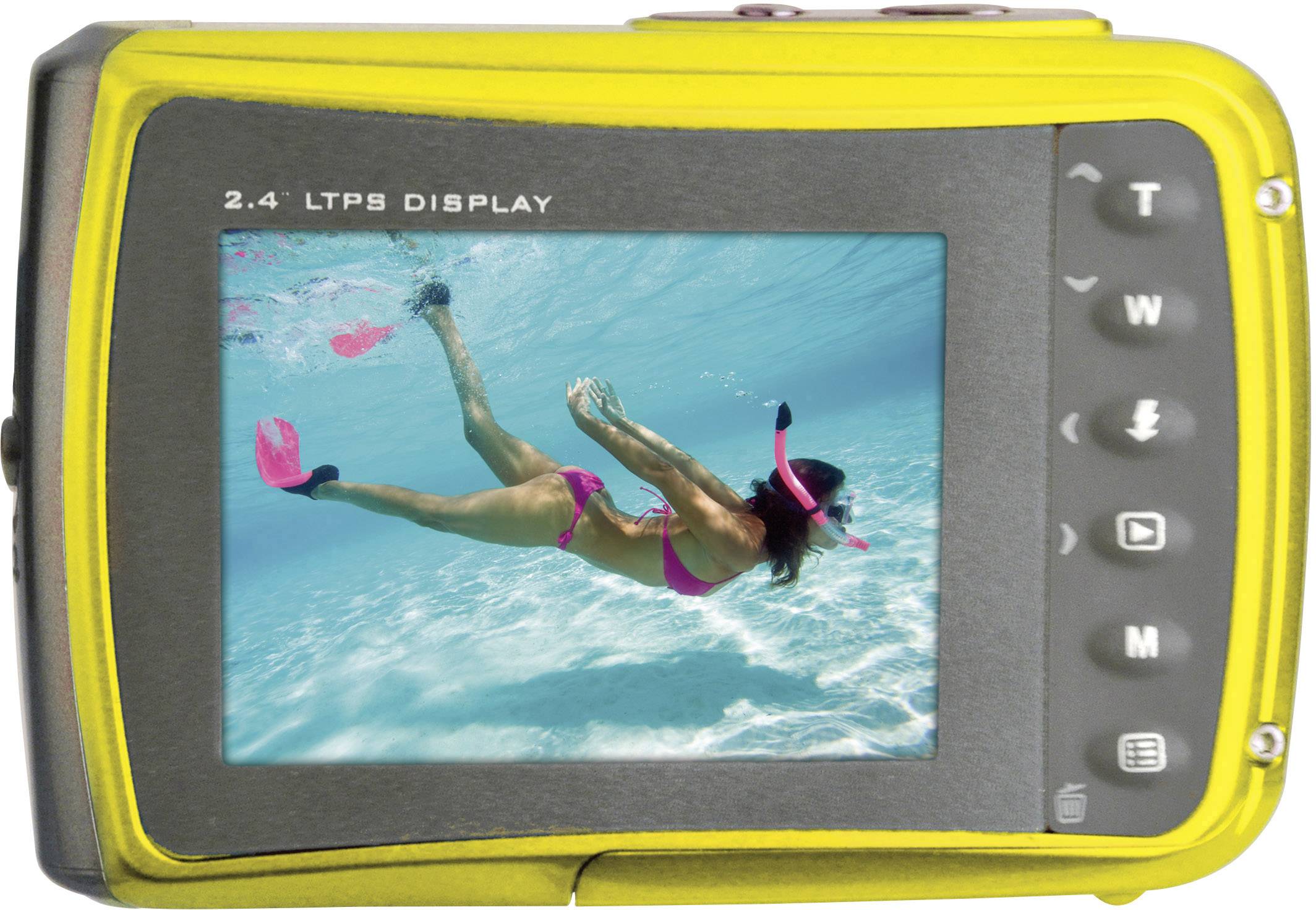 Easypix W1024-I Splash Digitalkamera 16 Megapixel Gelb Unterwasserkamera