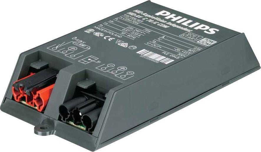 Philips LED Halogen-Metalldampflampen EVG 50W (1 x 50 W) mit Wielandstecker und Zugentlastung