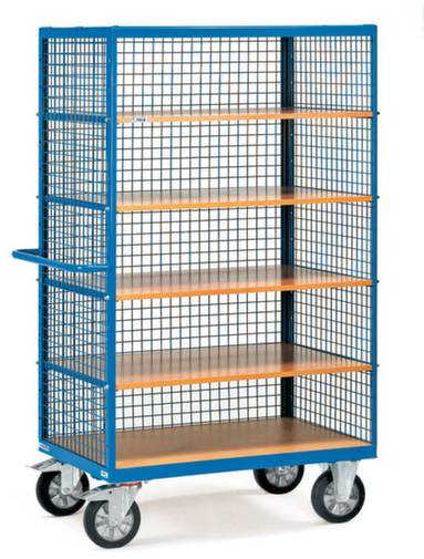 Fetra 3392 Schrankwagen Stahl pulverbeschichtet Traglast (max.): 750kg Brillantblau (RAL 5007)