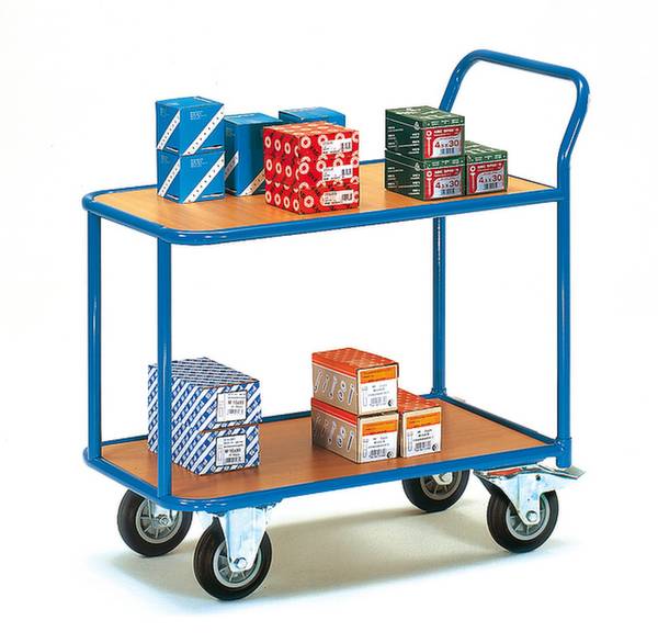 Fetra 2600 Tischwagen Stahl pulverbeschichtet Traglast (max.): 300kg Brillantblau (RAL 5007)