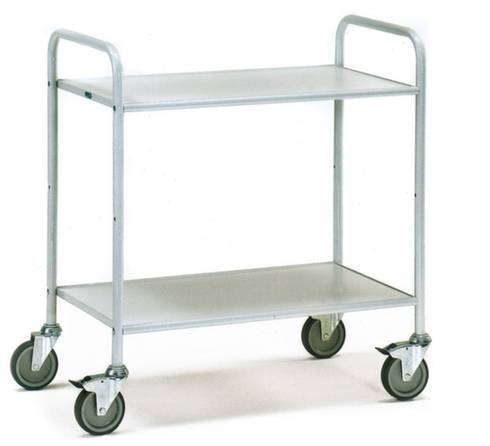 Fetra 4880 Etagenwagen Stahl pulverbeschichtet Traglast (max.): 150kg Lichtgrau (RAL 7035)