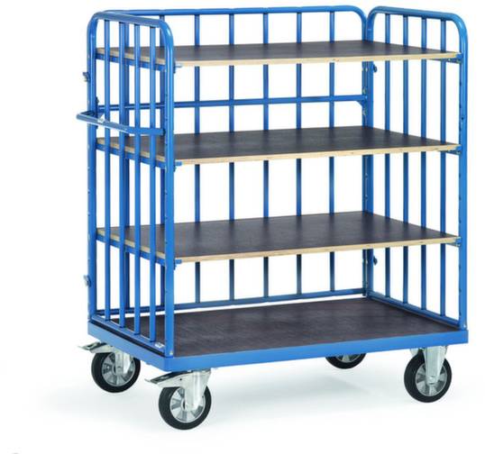 Fetra 18213-1 Etagenwagen Stahl pulverbeschichtet Brillantblau (RAL 5007)