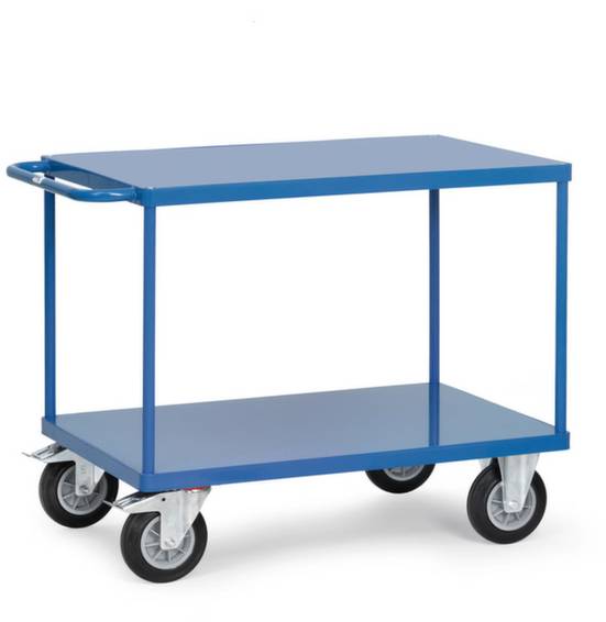Fetra 2400B Tischwagen Stahl pulverbeschichtet Traglast (max.): 400kg Brillantblau (RAL 5007)